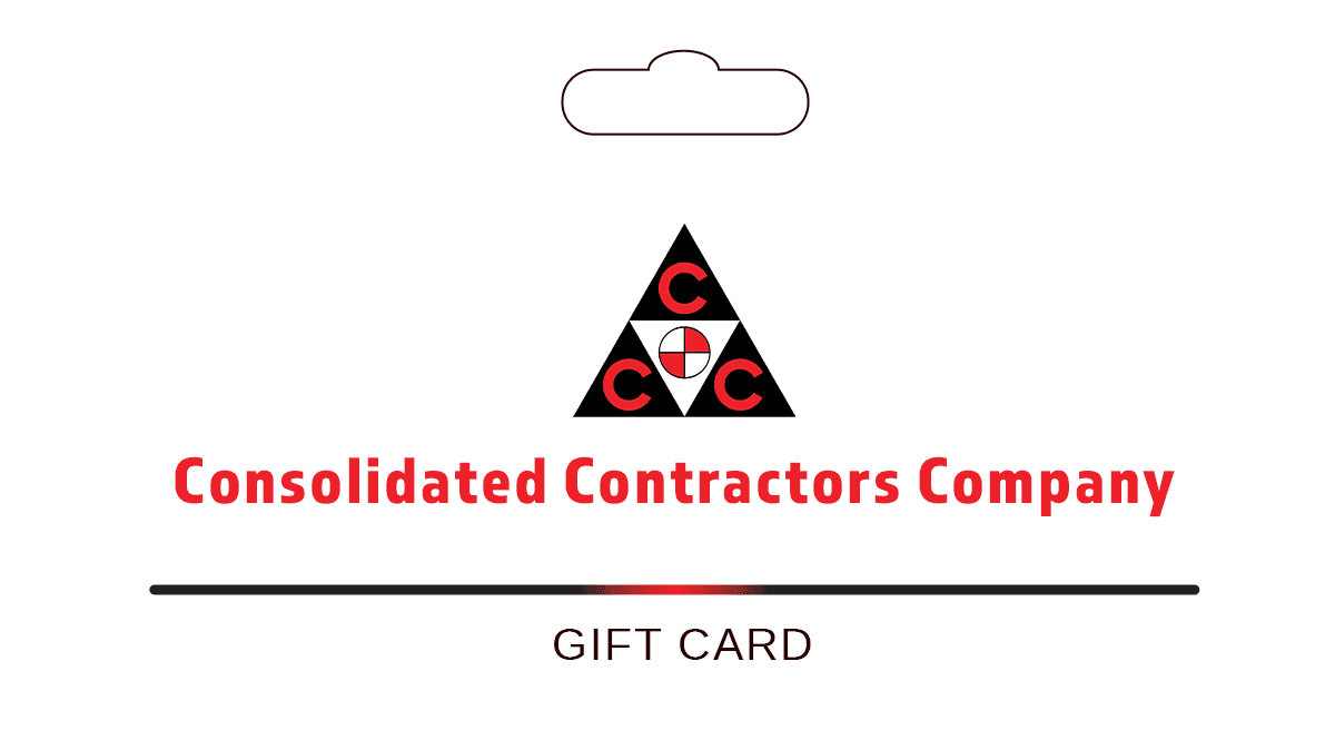 Consolidated Contractors Company (CCC) Gift Card