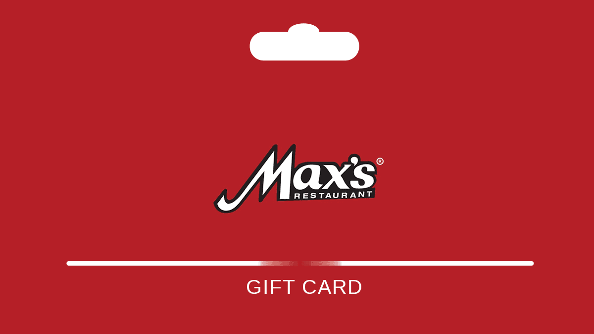 Max's Restaurant Gift Card