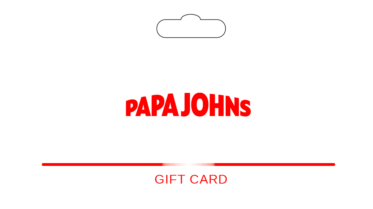 Papa Johns Gift Card