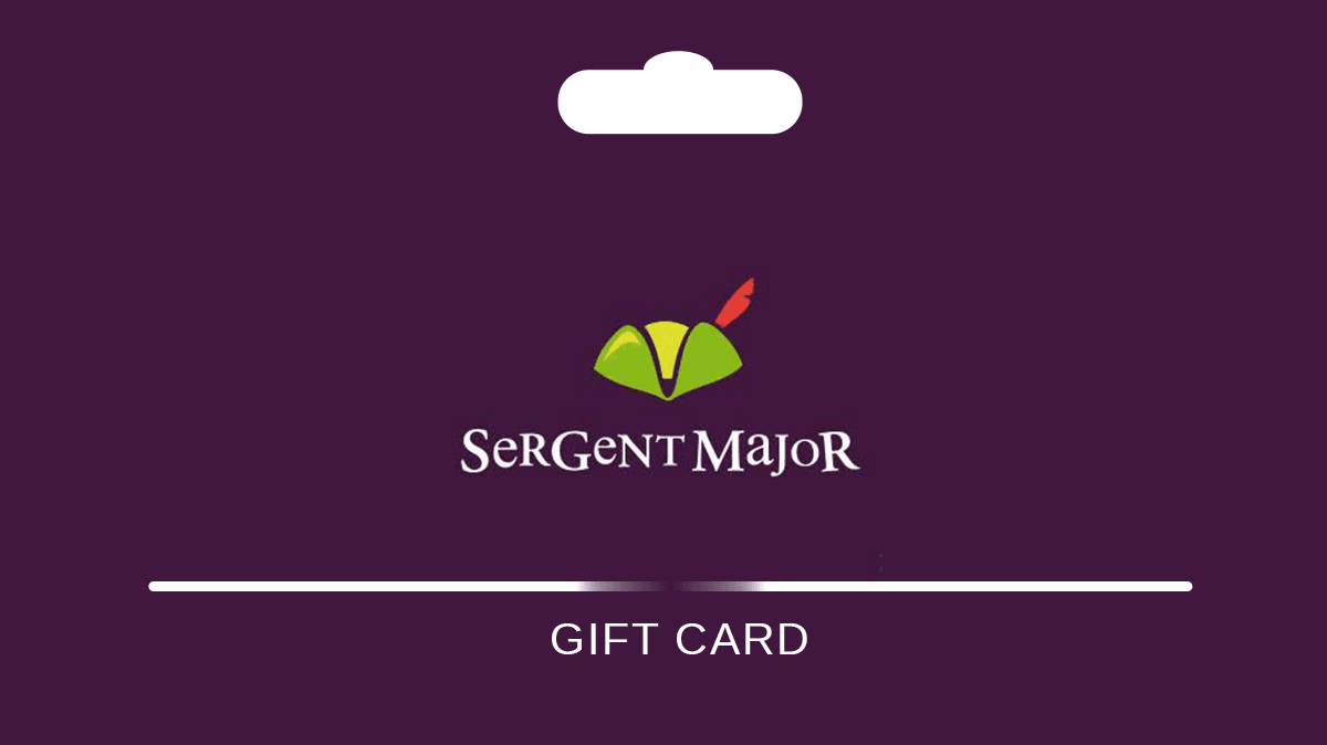 Sergent Major Gift Card