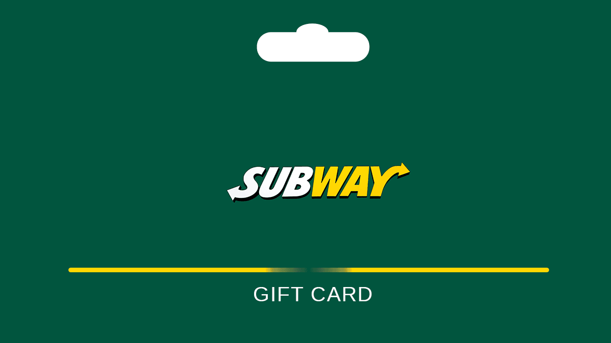 Subway Gift Card