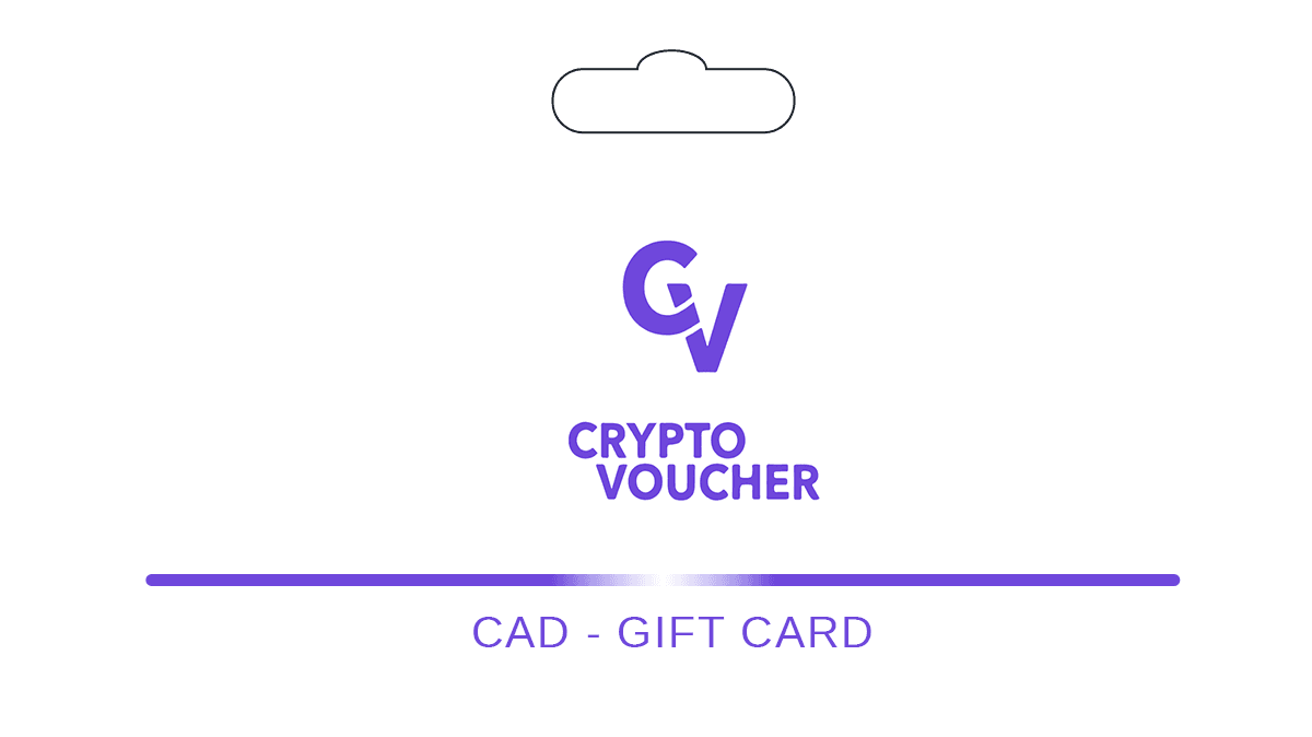 Crypto Voucher CAD Gift Card Gift Card