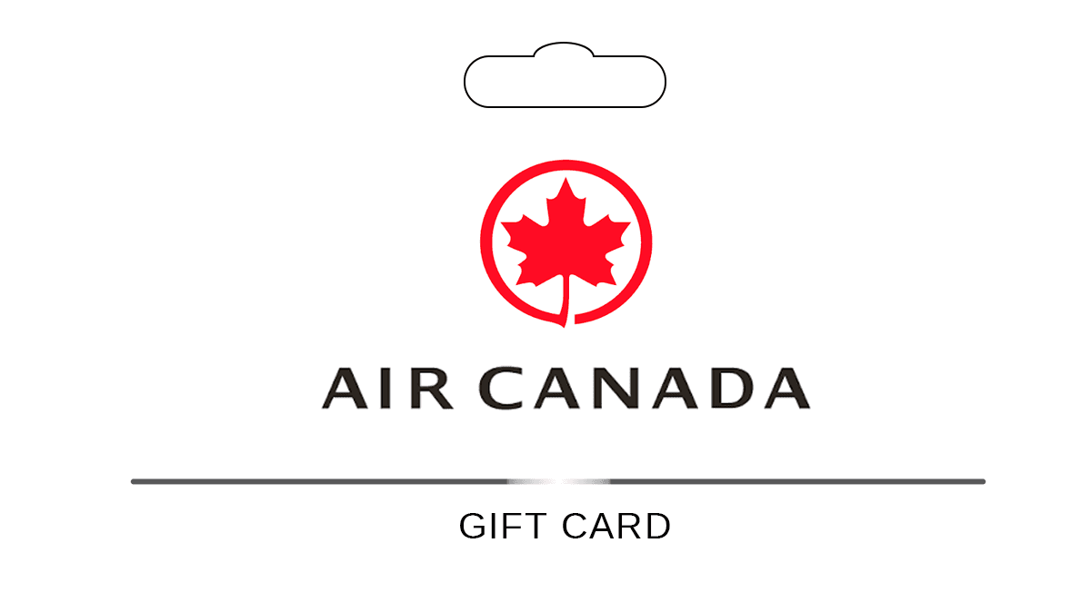 Air Canada gift card